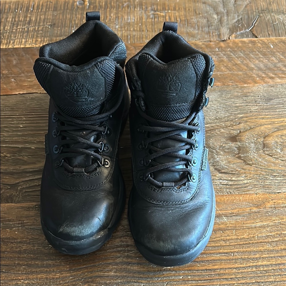 Timberland Black Boots Durable Outdoor Footwear Mens Sz 8